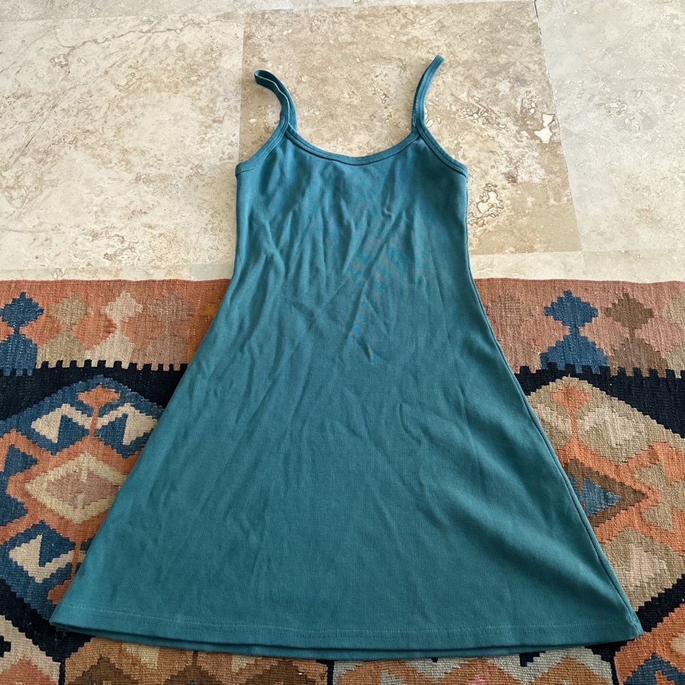 Spaghetti strap mini dress Los Angeles Apparel basic classic casual
